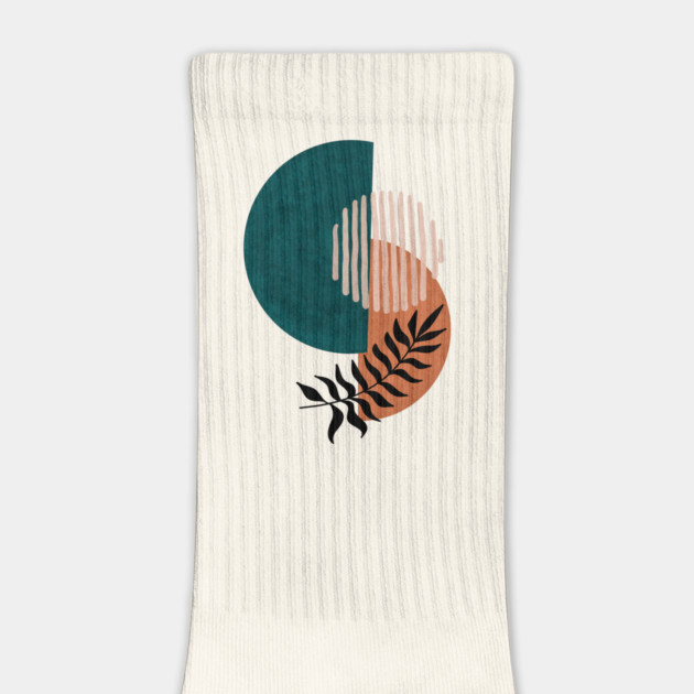 Boho Geometric Shapes with Botanical Elements,Boho Lover Gifts for Easter, Botanical Plants Shapes by CrystalJ 