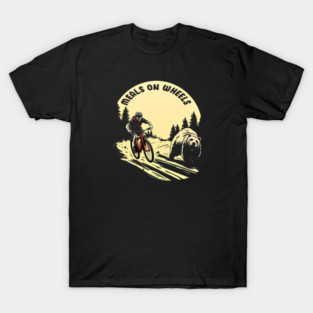 Grizzly Bear - Mountain Biker - Meals on Wheels! T-Shirt
