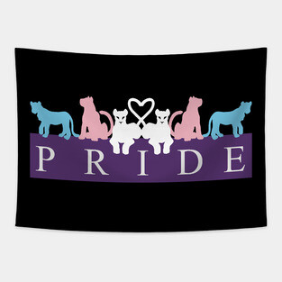 Trans Lion Pride 2 Tapestry