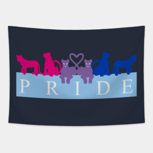 Bi Lion Pride Tapestry