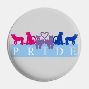 Bi Lion Pride Pin