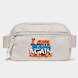 Born Again in Fire – Bold Christian Statement Bag