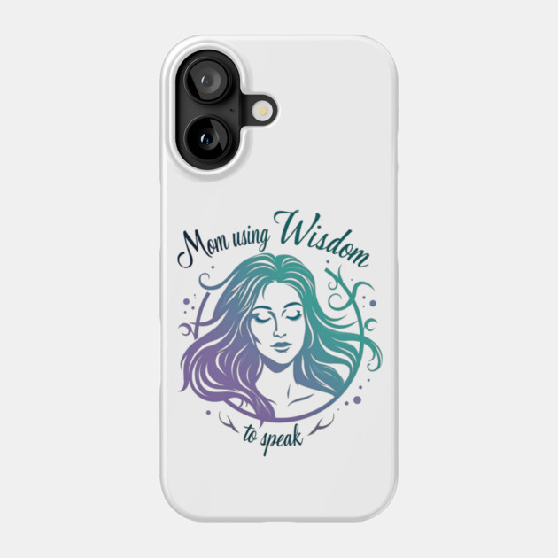 Christian Mom – She Speaks with Wisdom and Faith (Proverbs 31 Inspired) Phone Case by Rox