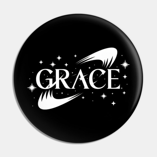 Grace: Divine Light in the Stars Pin by Rox