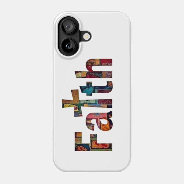 Faith in Full Color – Christian Cross Design Phone Case by Rox