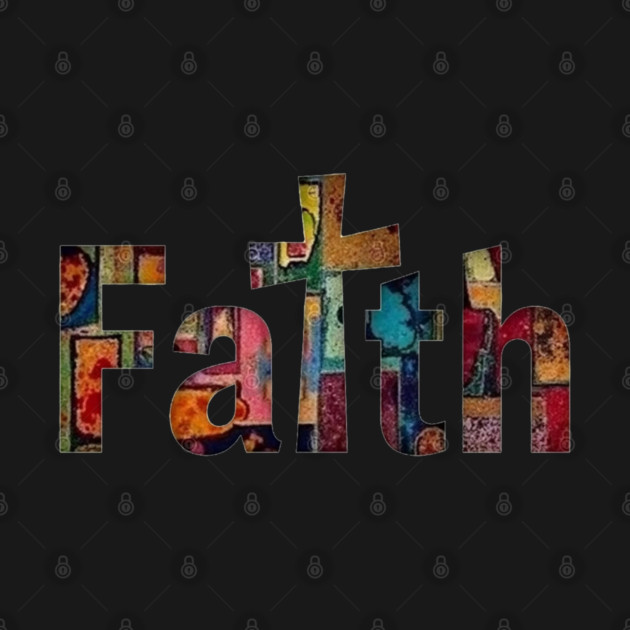 Faith in Full Color – Christian Cross Design by Rox