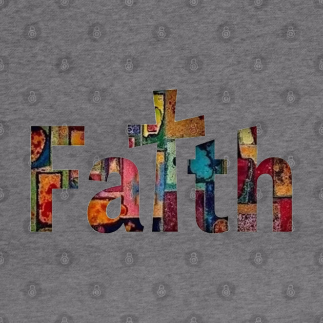 Faith in Full Color – Christian Cross Design by Rox