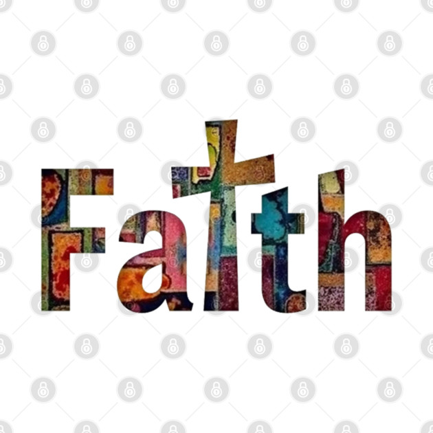 Faith in Full Color – Christian Cross Design by Rox