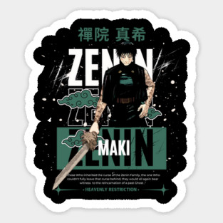 Zenin clan fit - Maki version Sticker