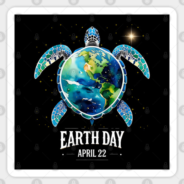 Earth-Day-2025-Turtle-Sea-Earth-Day-Save-The-Earth Sticker by JessArty