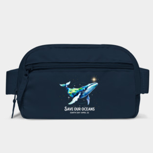 Earth-Day-2025-Restore-Earth-Whale-Art-Save-Our-Oceans Bag