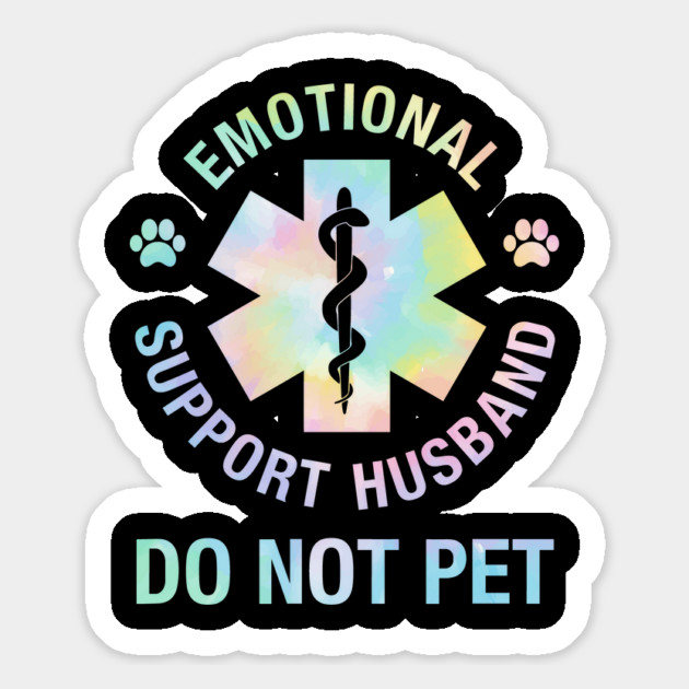Emotional-Support-Husband-Do-Not-Pet Magnet by ArtistTee ⭐⭐⭐⭐⭐