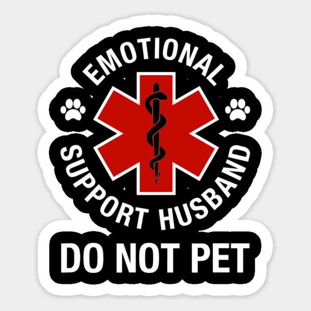Emotional support husband do not pet Magnet by ArtistTee ⭐⭐⭐⭐⭐