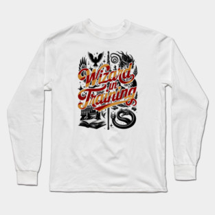 Wizard in Training Great for HP fans and Potterheads Long Sleeve T-Shirt