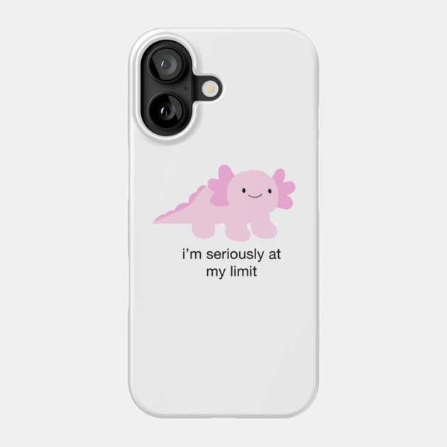 AT MY LIMIT Phone Case by Psychoanalytic's Store