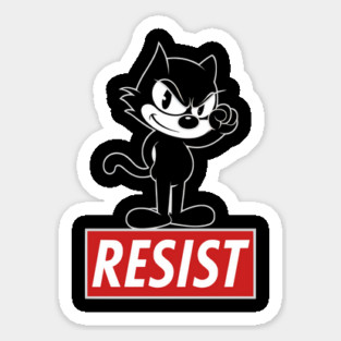 Felix the Cat, Resist, Black Lives Matter Protest Magnet
