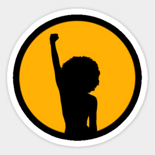 Black Power Fist - Black Girl Power Magnet