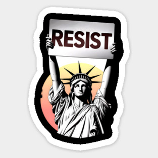 Resist - Stand for freedom Magnet