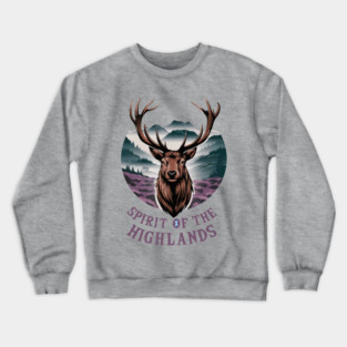 Majestic Highland stag - Spirit of the Highlands Crewneck Sweatshirt