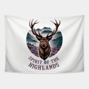 Majestic Highland stag - Spirit of the Highlands Tapestry