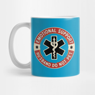 Emotional-Support-Husband-Do-Not-Pet Mug