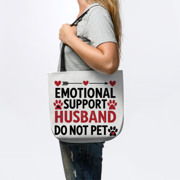 Emotional-Support-Husband-Do-Not-Pet by Creatifly Graphic Tees