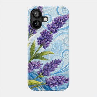Lavender Floral Phone Case
