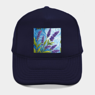 Lavender Floral Hat