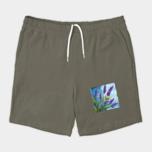 Lavender Floral Shorts