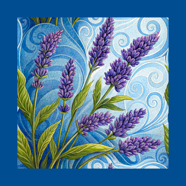 Lavender Floral by DonWillisJrArt