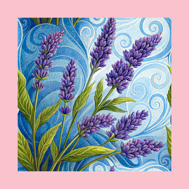 Lavender Floral by DonWillisJrArt