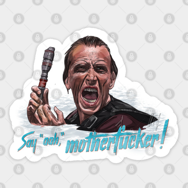 Leviathan: Say "Aah" Sticker by 51Deesigns