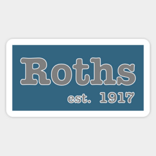 Roths Logo *gray Sticker
