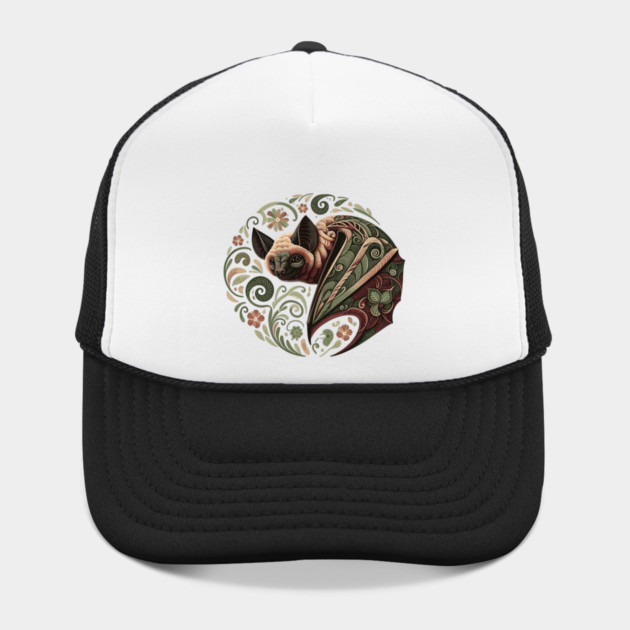 Flying Fox  Botanical Nature Art Illustration by BirdsnStuff