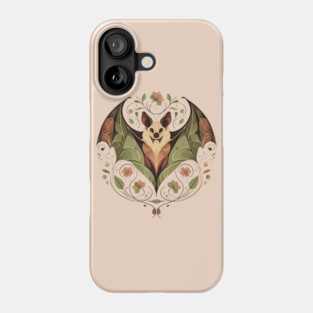 Flying Fox Botanical Nature Art Illustration2 Phone Case