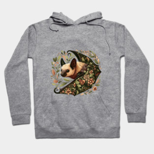 Flying Fox Botanical Nature Art Illustration3 Hoodie