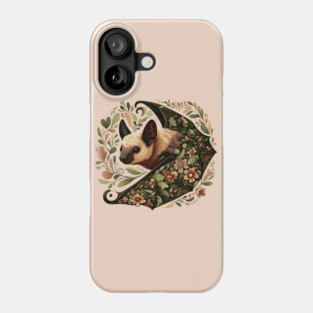 Flying Fox Botanical Nature Art Illustration3 Phone Case