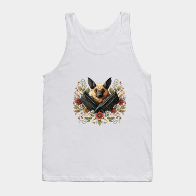 Flying Fox Botanical Nature Art Illustration4 Tank Top by BirdsnStuff