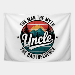 The Man The Myth Uncle - Best Uncle Ever Tapestry