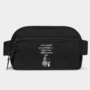 Alice in Wonderland Quotes Bag
