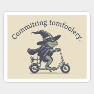 Committing tomfoolery Frog Magnet