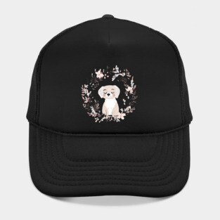 Boho Kawaii Dog – Adorable Puppy Aesthetic Hat