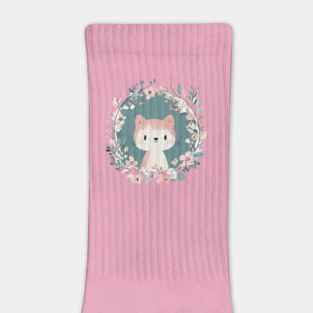 Boho Kawaii Cat – Adorable Pastel Kitty Aesthetic by TuncGK