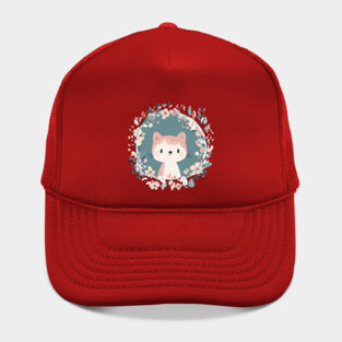 Boho Kawaii Cat – Adorable Pastel Kitty Aesthetic Hat