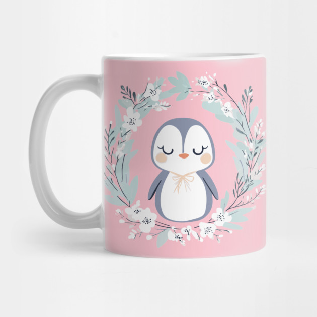 Boho Kawaii Penguin – Cozy Winter Animal Aesthetic by TuncGK