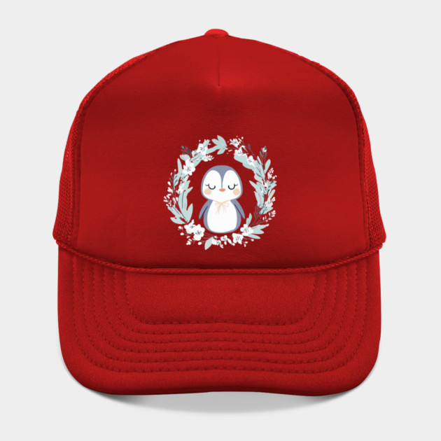 Boho Kawaii Penguin – Cozy Winter Animal Aesthetic by TuncGK