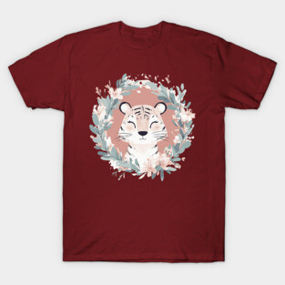 Boho Kawaii Tiger – Fierce & Cute Jungle Animal Art T-Shirt