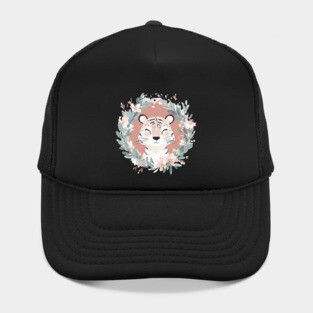 Boho Kawaii Tiger – Fierce & Cute Jungle Animal Art Hat
