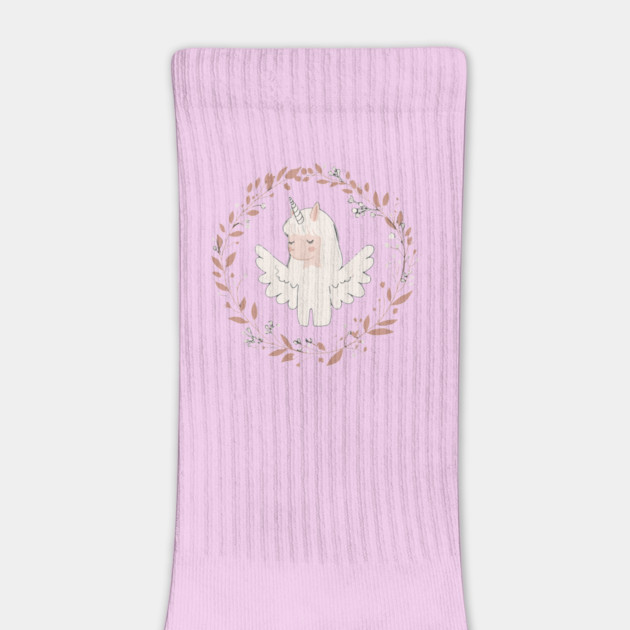 Boho Kawaii Unicorn – Dreamy Pastel Fantasy Art by TuncGK