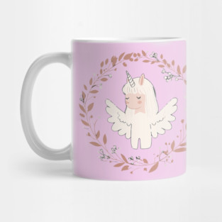 Boho Kawaii Unicorn – Dreamy Pastel Fantasy Art Mug